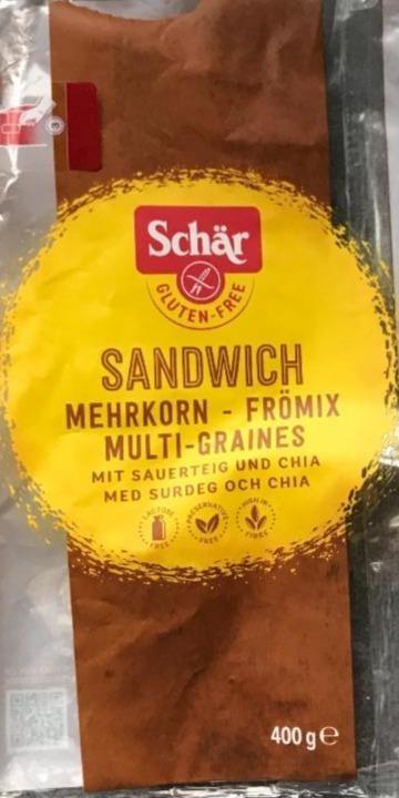 Fotografie - sandwich mehrkorn frömix multi-graines Schär