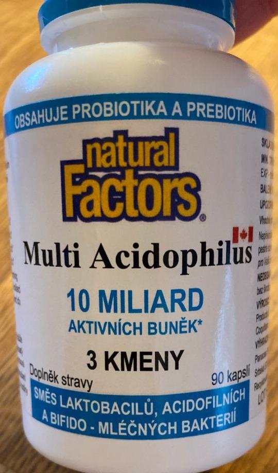 Fotografie - natural Factors Multi Acidophilus
