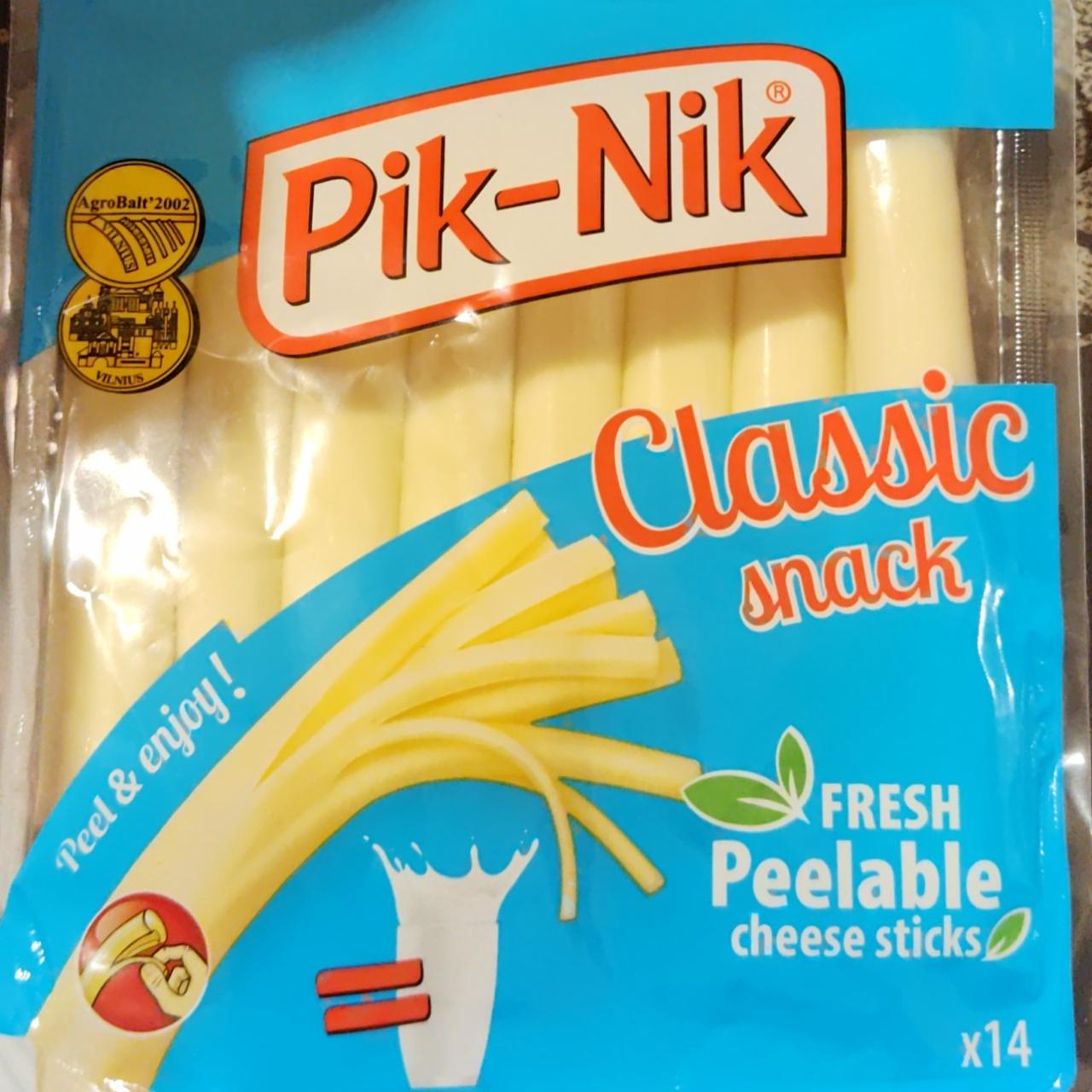 Fotografie - Classic snack Fresh Peelable cheese sticks Pik-Nik