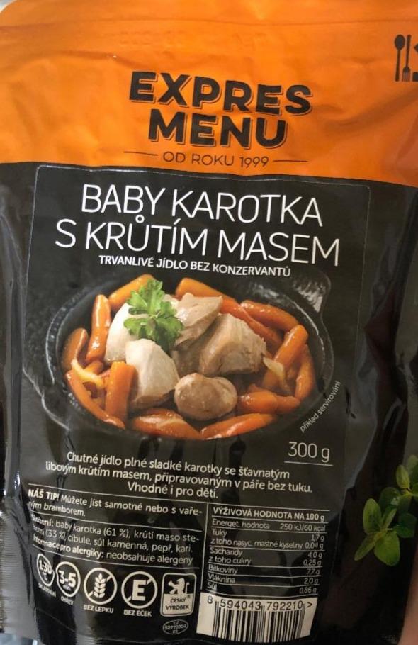 Fotografie - Baby karotka s krůtím masem - Expres menu