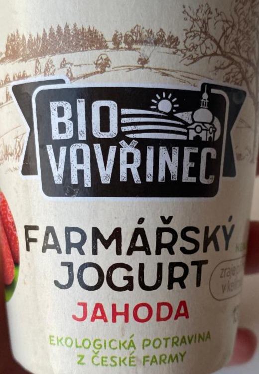 Fotografie - Farmářský jogurt Jahoda - Bio Vavřinec