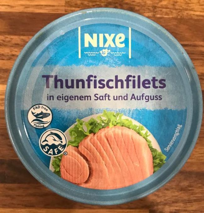 Fotografie - Thunfischfilets in eigenem Saft und Aufguss Nixe