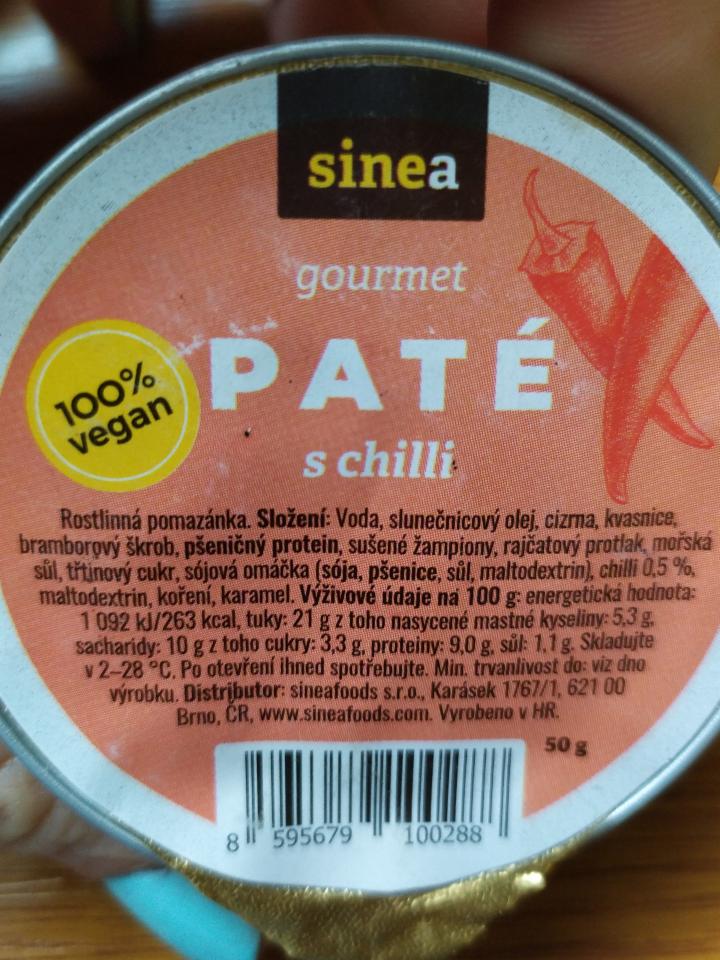 Fotografie - Gourmet Paté s chilli Sinea