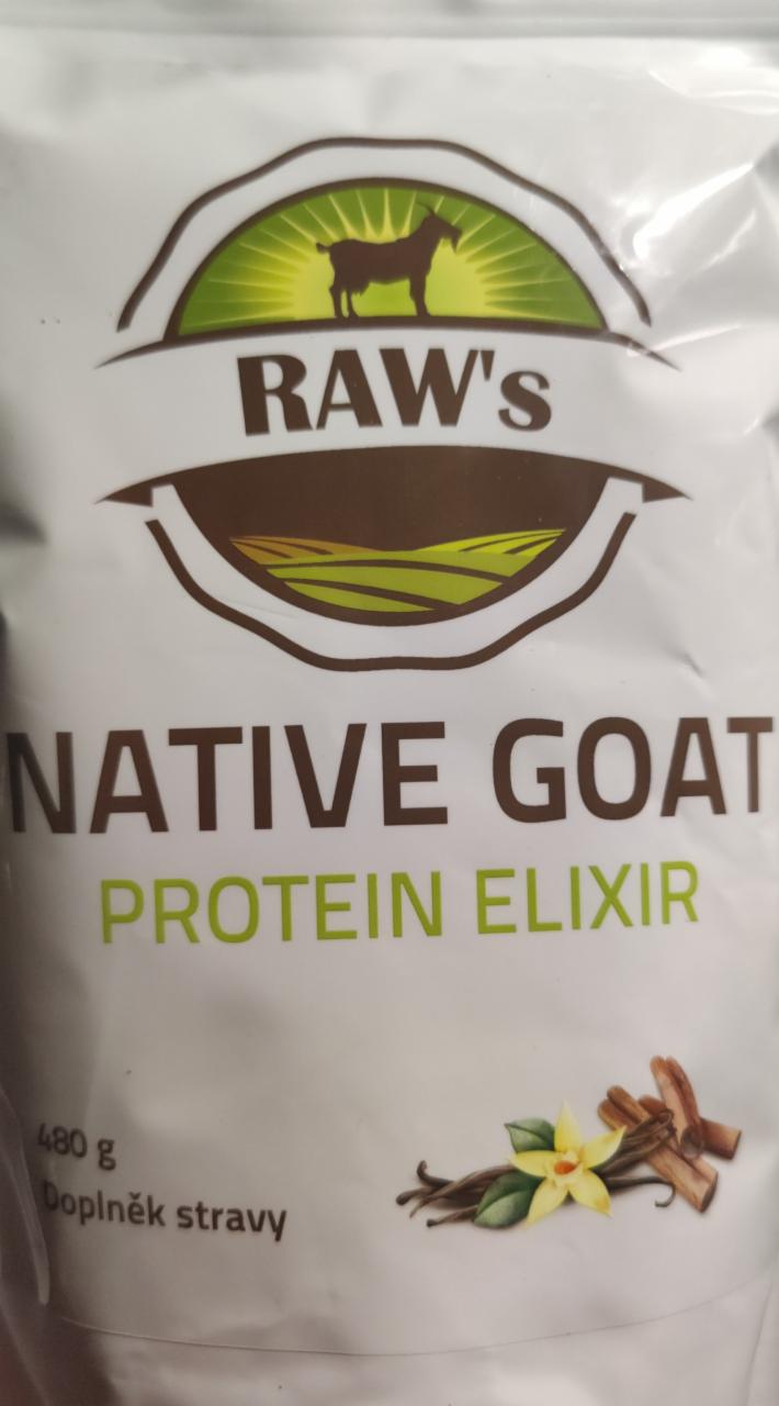 Fotografie - Native Goat Protein Elixir Vanilka Raw´s