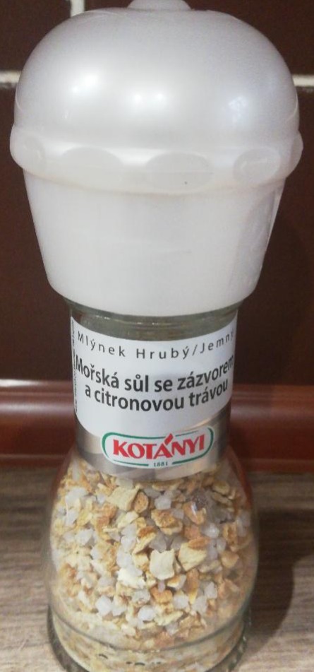 Fotografie - Mořská sůl se zázvorem a citronovou trávou Kotányi