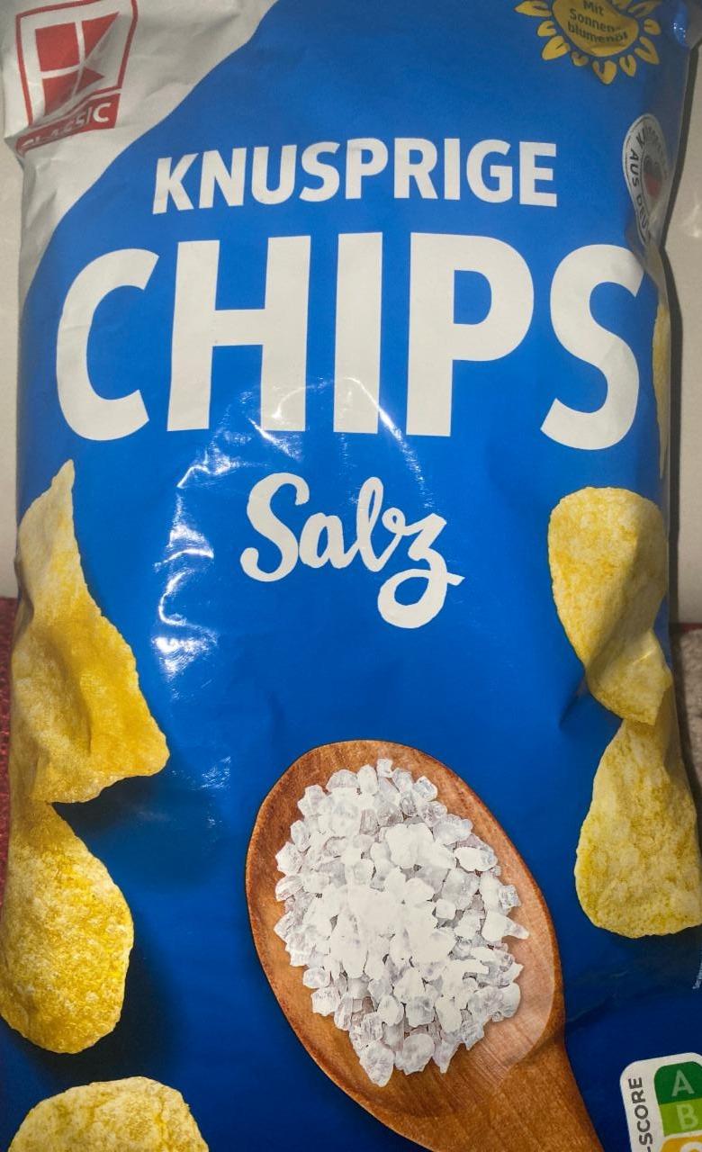 Fotografie - Knusprige Chips Salz K-Classic