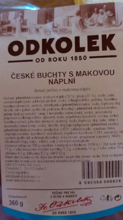 Fotografie - České buchty s náplní makovou Odkolek
