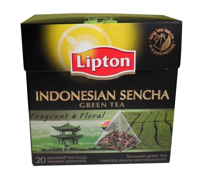 Fotografie - Lipton Indonesian Sencha GREEN TEA fragrant&floral