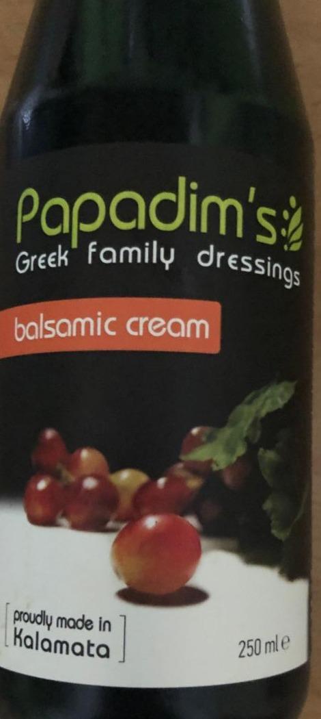 Fotografie - Papadims balsamic cream
