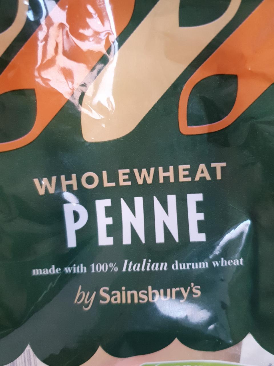 Fotografie - wholewheat penne Sainsburys