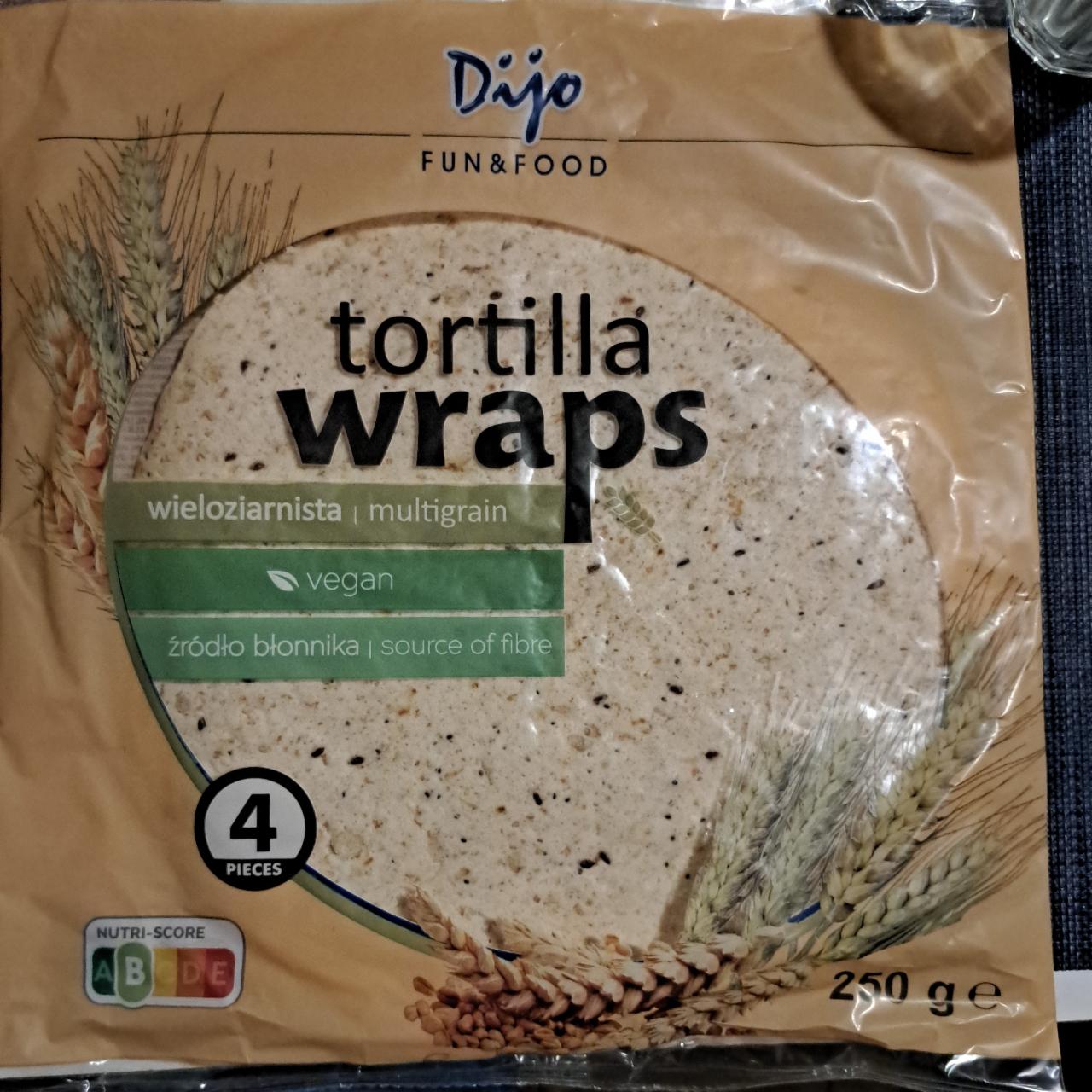 Fotografie - Tortilla wraps multigrain Dijo