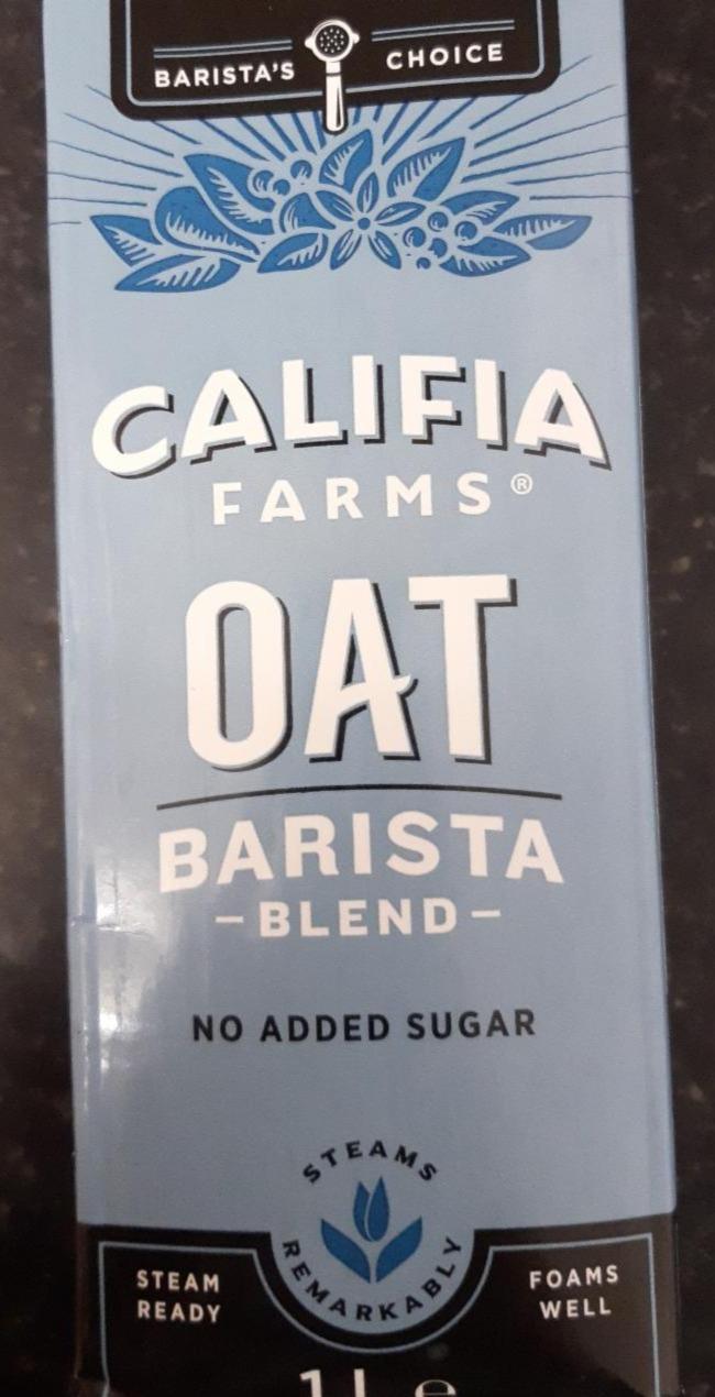 Fotografie - Oat Barista Blend No added sugar Califia Farms
