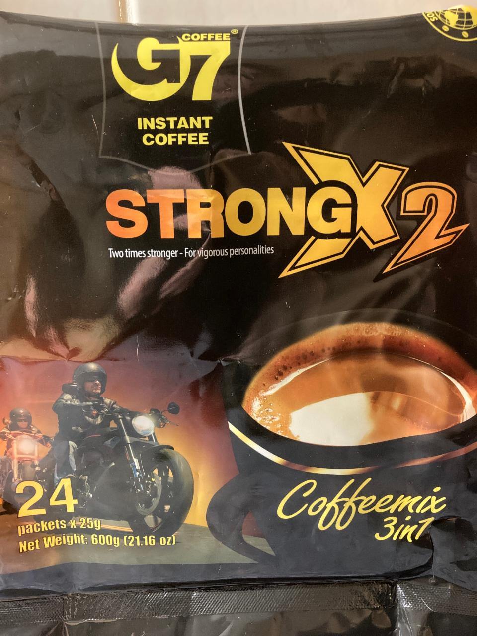 Fotografie - Strong X2 3in1 Instant Coffee G7