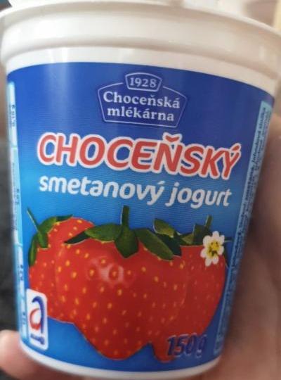 Fotografie - Choceňský smetanový jogurt jahoda