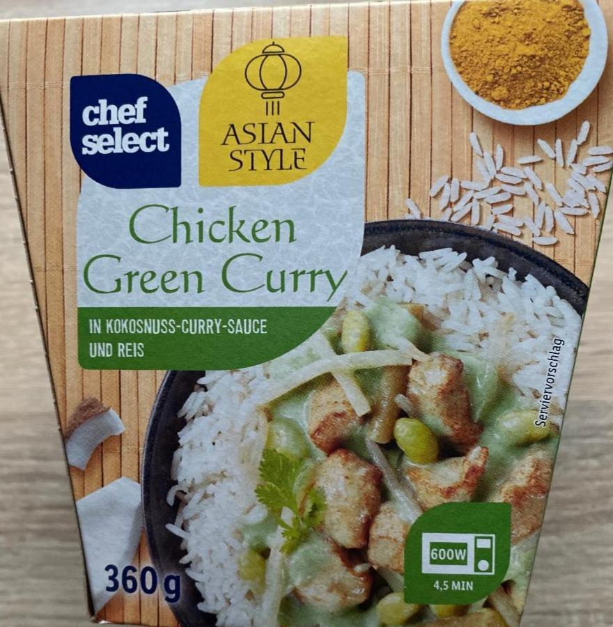 Fotografie - Chicken green curry Chef Select