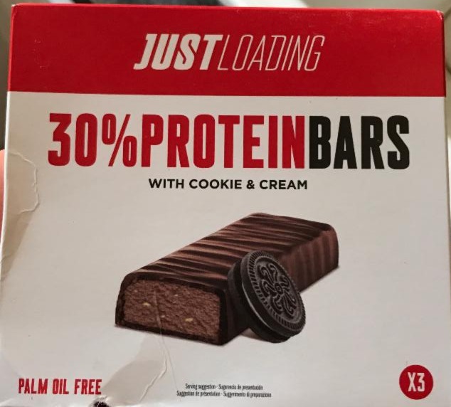 Fotografie - 30% Protein Bar with Cookie and Cream Just Loading