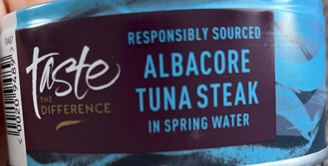 Fotografie - Albacore Tuna Steak in spring water Taste the Difference
