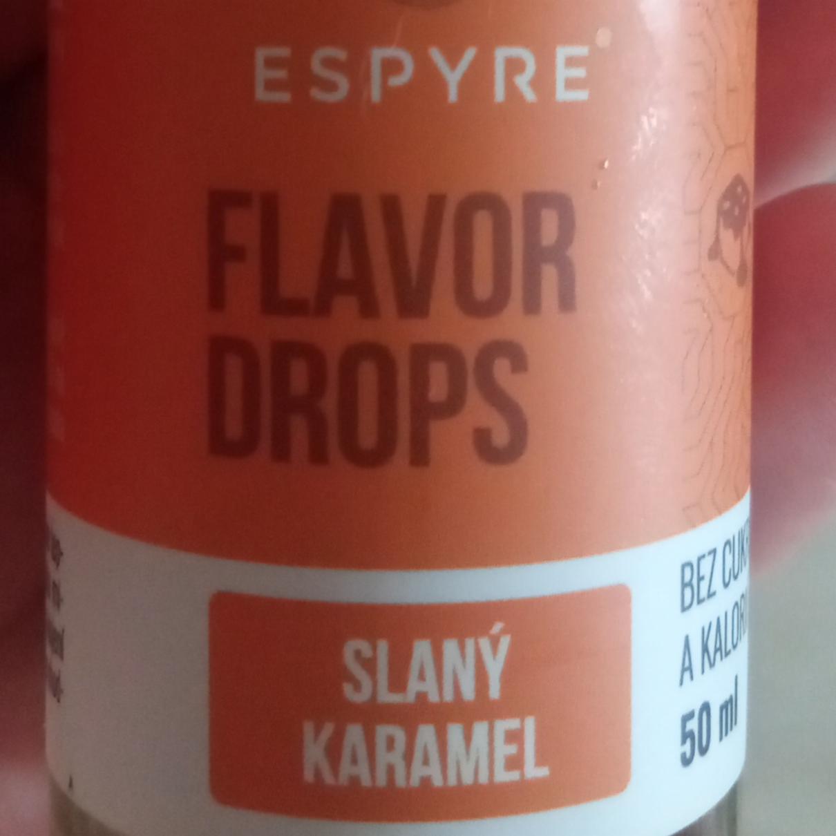 Fotografie - flavor drops slaný karamel Espyre