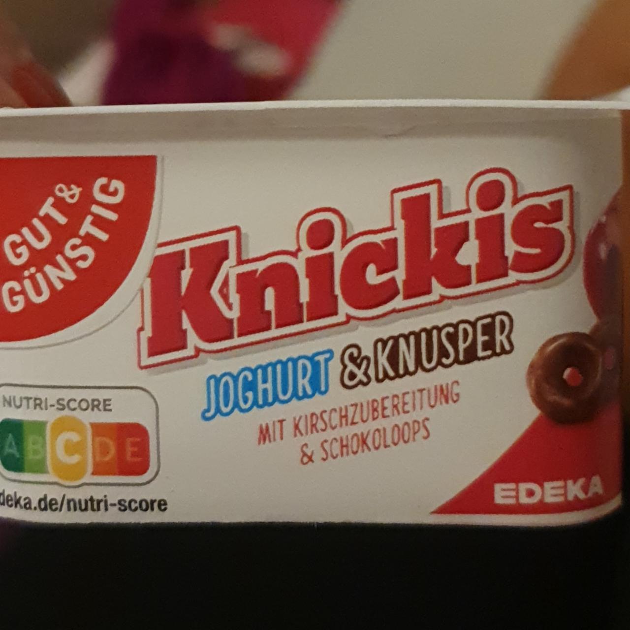 Fotografie - Knickis joghurt and knusper Gut&Günstig