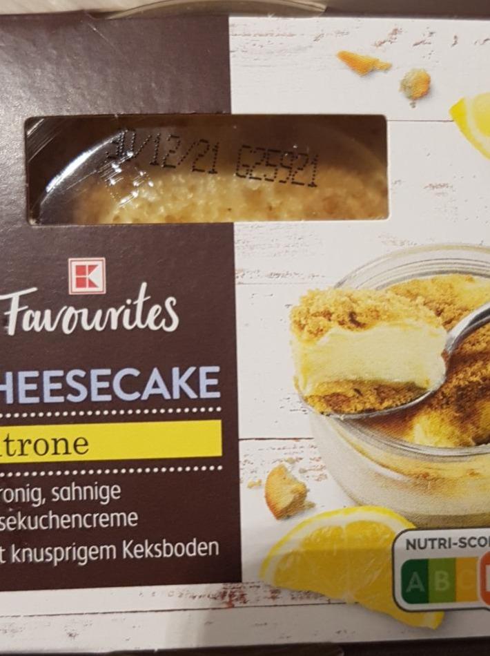 Fotografie - Cheesecake Zitrone K-Favourites