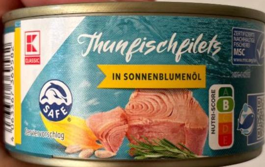 Fotografie - Thunfischfilets in sonnenblumenöl K-Classic