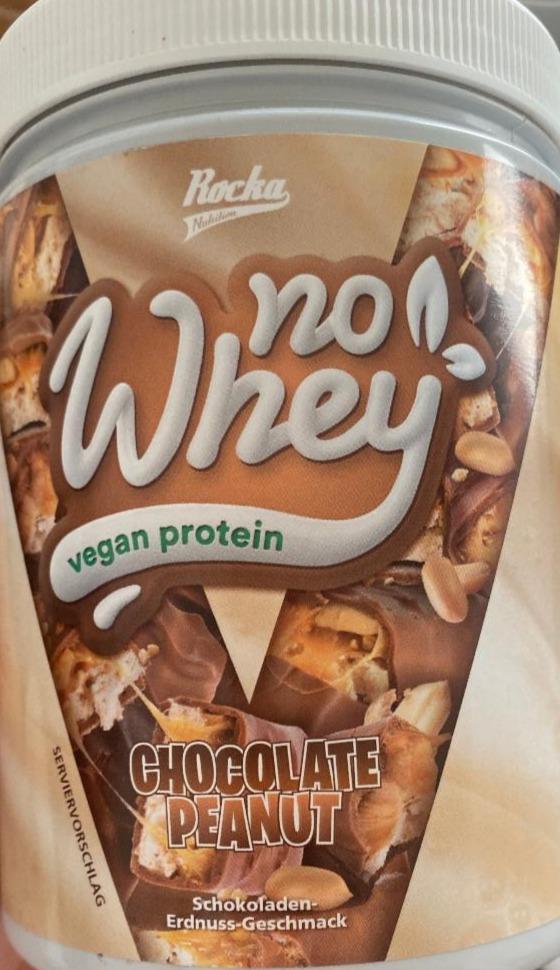 Fotografie - no whey protein chocolate peanut rocka nutrition