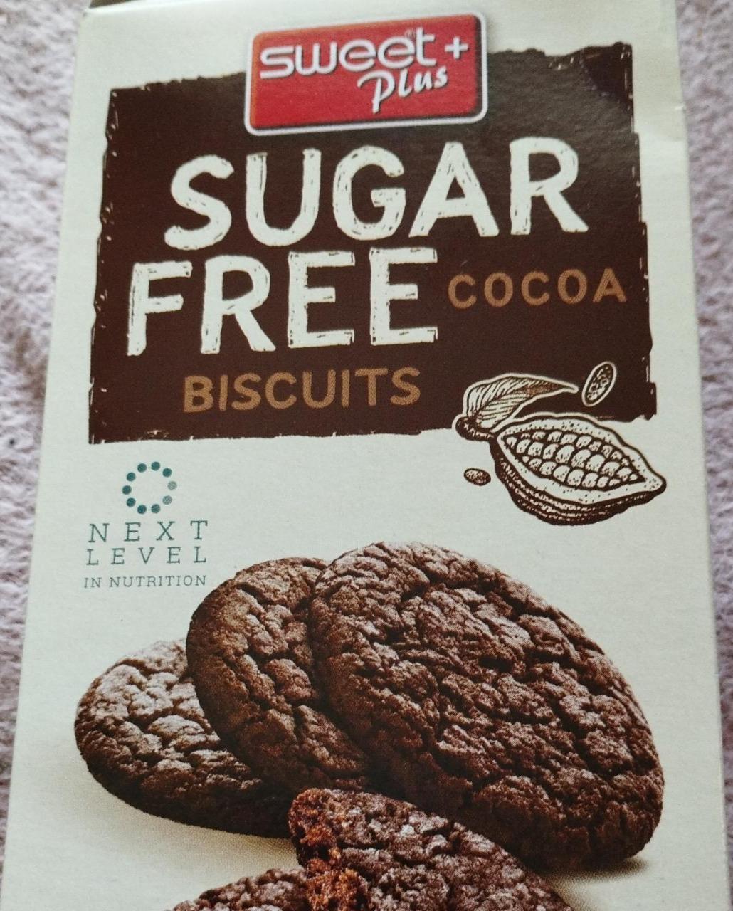 Fotografie - Sugar Free Cocoa Biscuits Sweet Plus