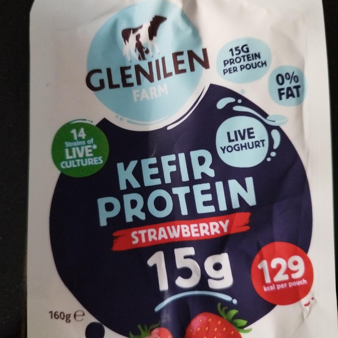 Fotografie - Kefir protein Strawberry Glenilen