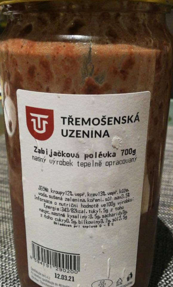 Fotografie - Zabijačková polévka Třemošenská uzenina