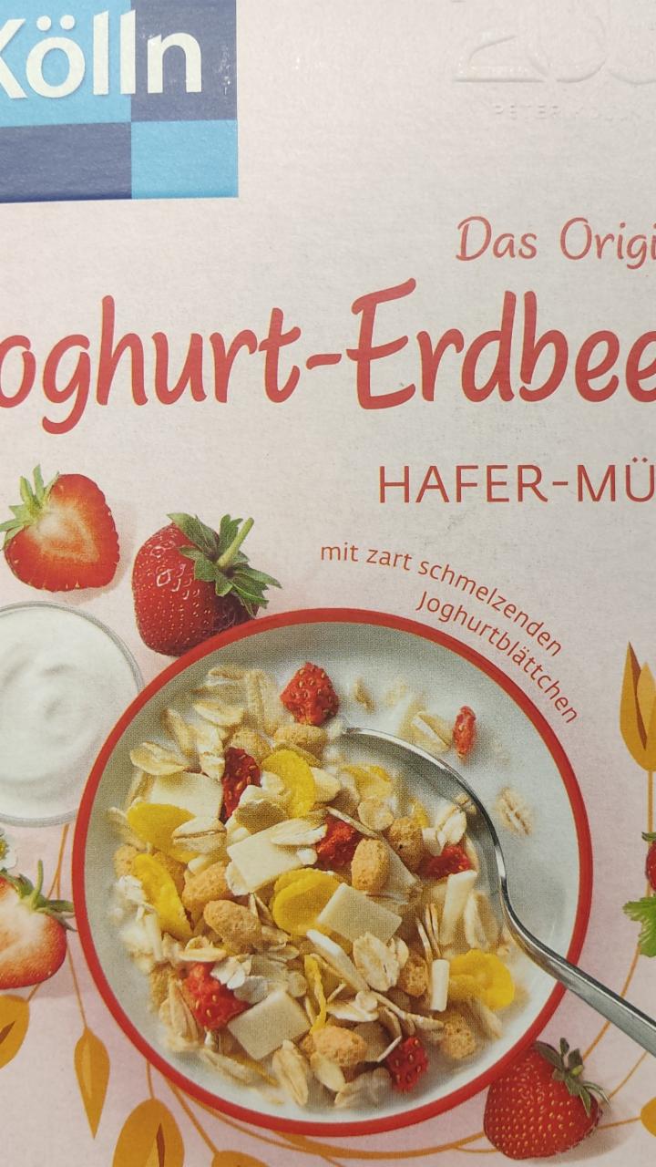 Fotografie - Joghurt-Erdbeer Hafer - Müsli Kölln