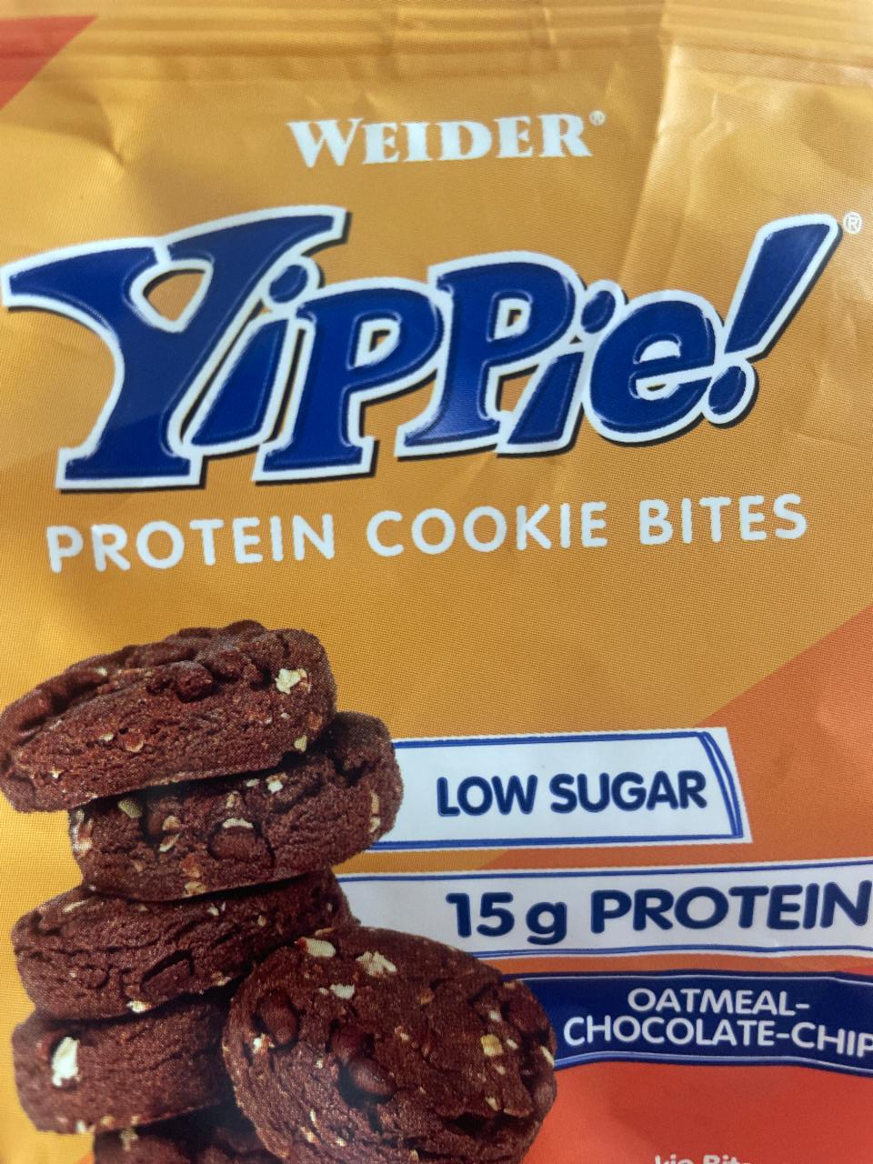 Fotografie - Yippie! Protein Cookie Bites Oatmeal-Chocolate Chip Weider