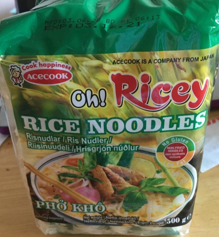 Fotografie - Oh! Ricey Rice noodles Acecook (zelený obal)