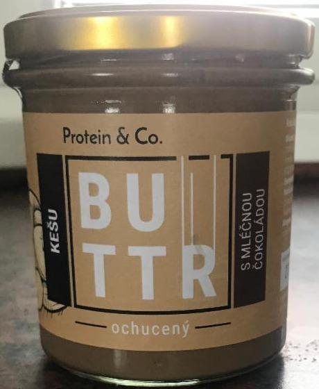 Fotografie - Buttr kešu s mléčnou čokoládou Protein & Co.