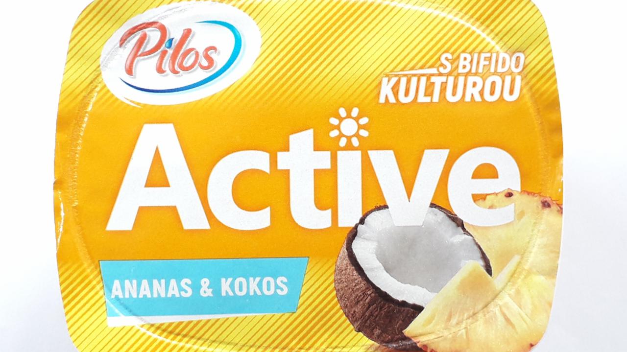 Fotografie - Active jogurt ananas & kokos Pilos