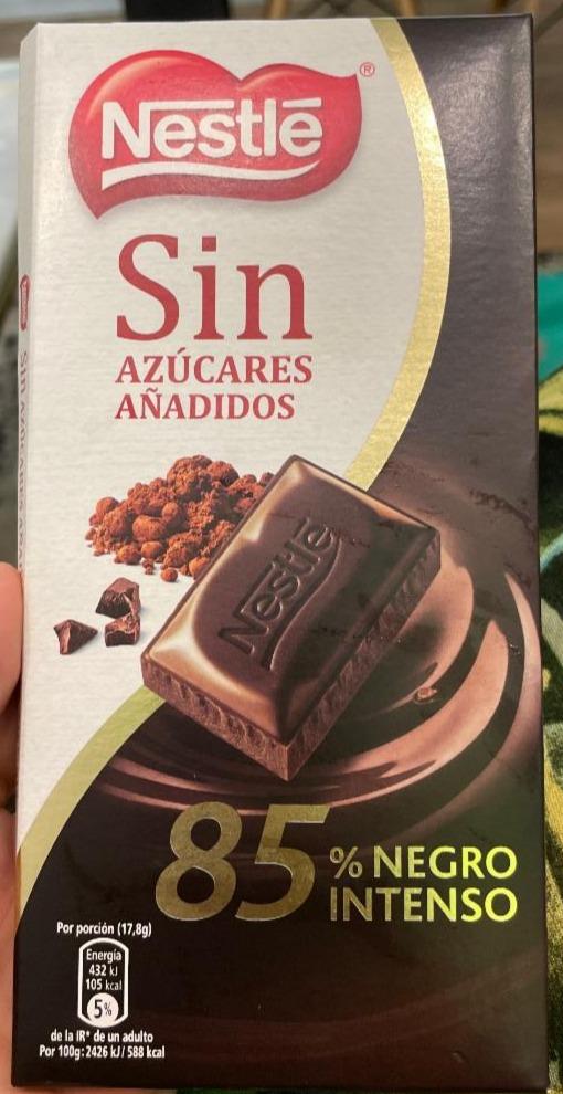 Fotografie - Sin azúcares añadidos 85% negro intenso Nestlé