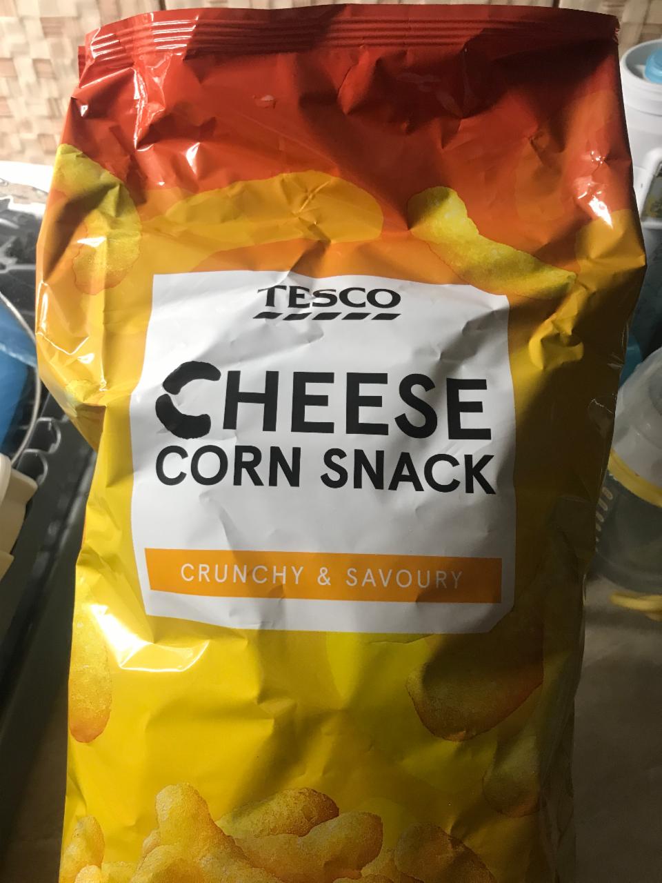 Fotografie - Cheese corn snack Tesco