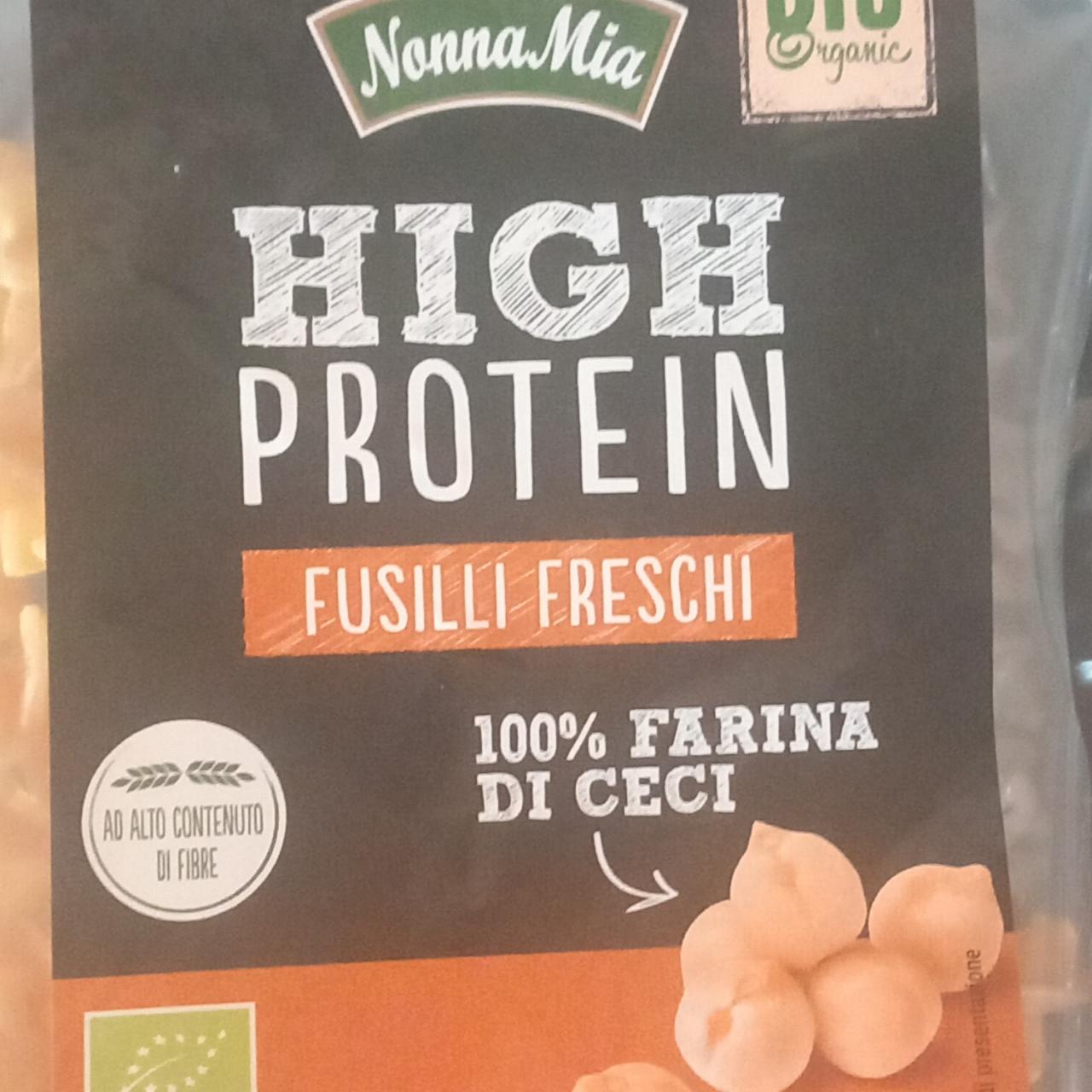 Fotografie - Bio High Protein Fusilli freschi 100% farina di ceci NonnaMia