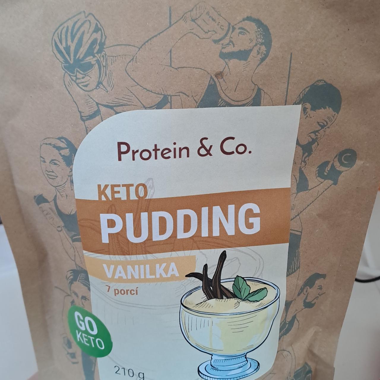 Fotografie - Keto pudding vanilka proteinový Protein & Co.