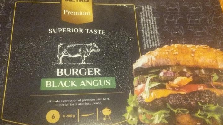 Fotografie - Burger Black Angus Metro Premium