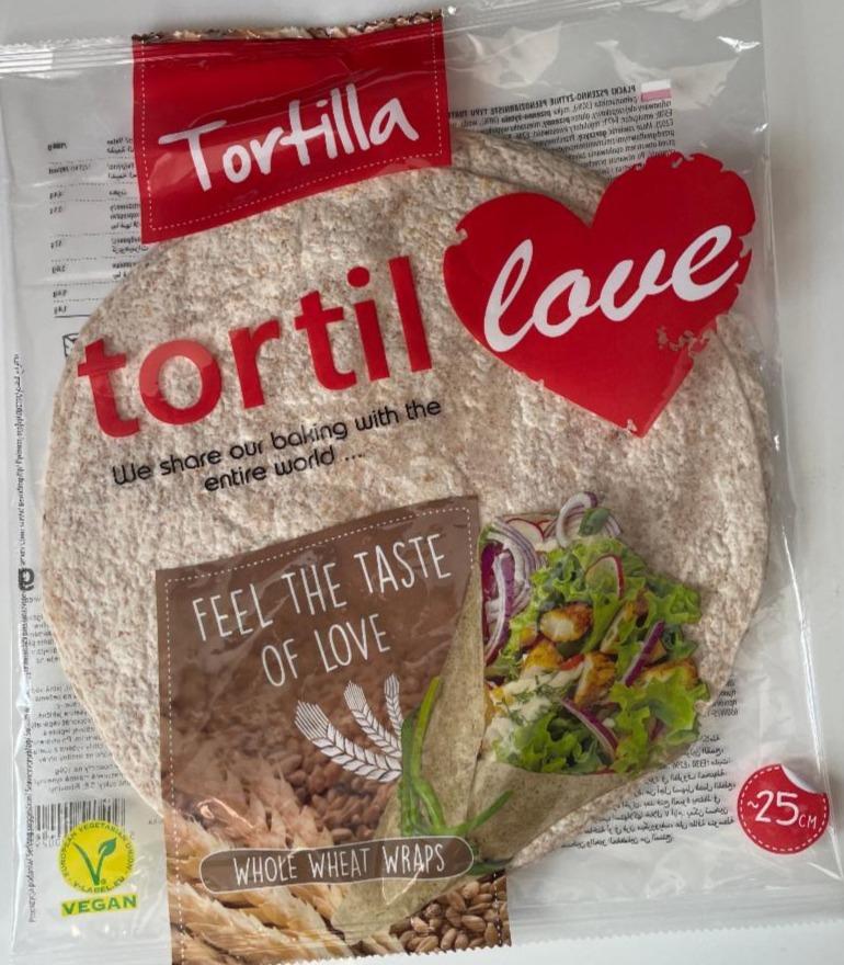 Fotografie - Tortilla whole wheat wraps Tortil love