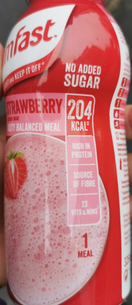 Fotografie - Strawberry Milkshake Balanced meal SlimFast