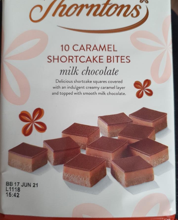 Fotografie - 10 Caramel Shortcake Bites milk chocolate Thorntons