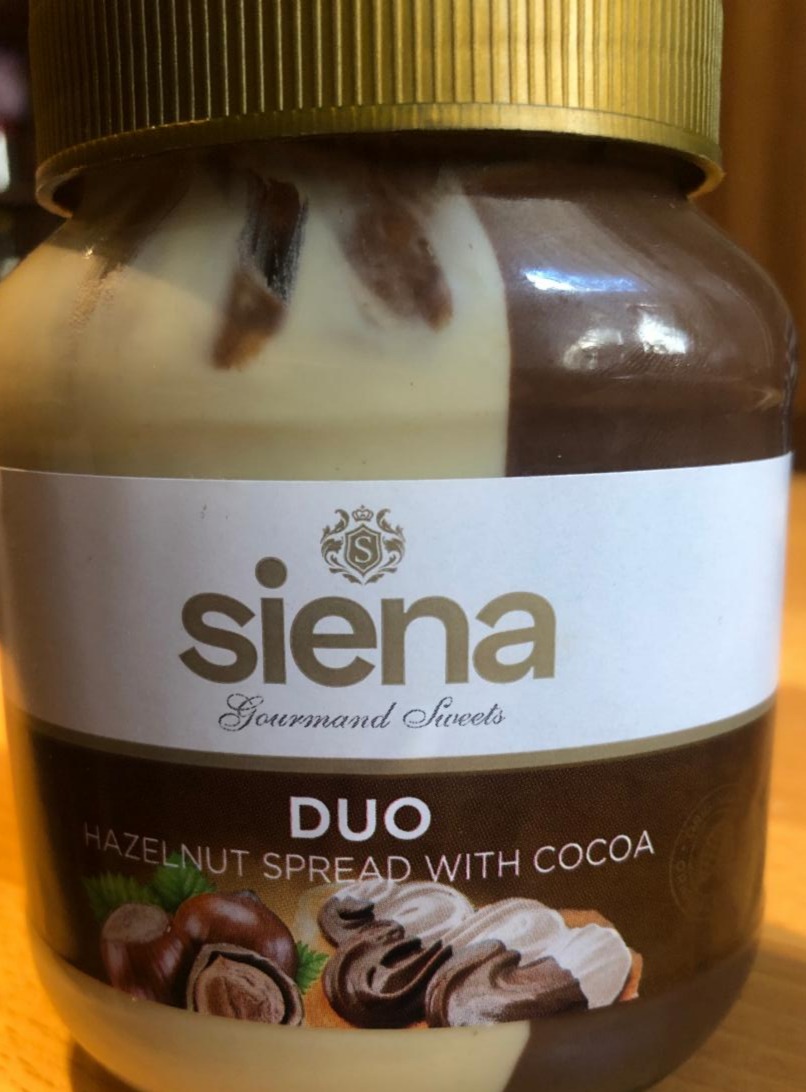 Fotografie - Duo Hazelnut spread with cocoa SIENA