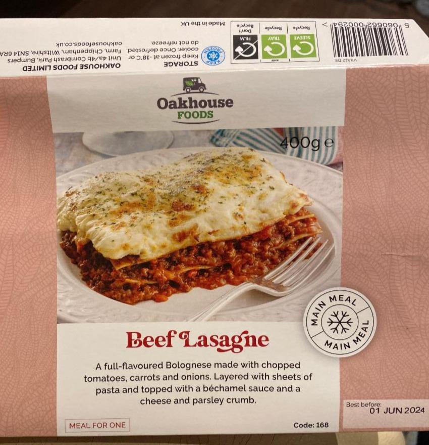 Fotografie - Beef Lasagne Oakhouse Food
