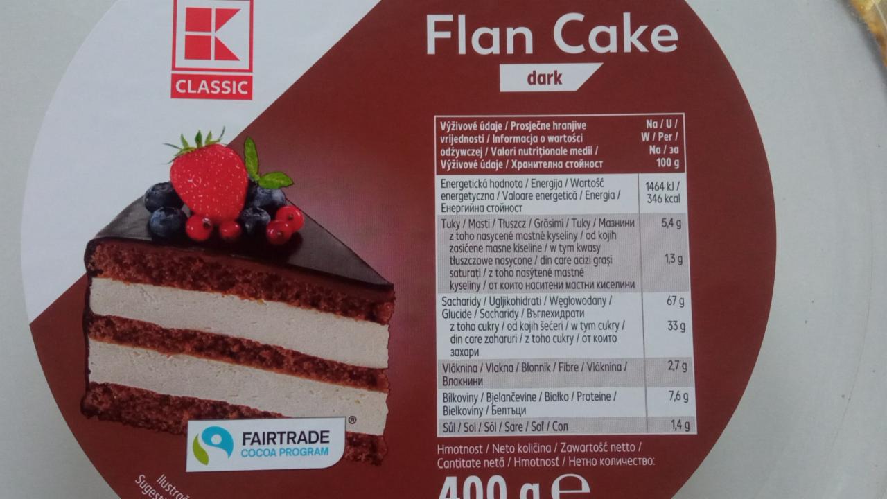 Fotografie - Flan cake dark korpus K-Classic