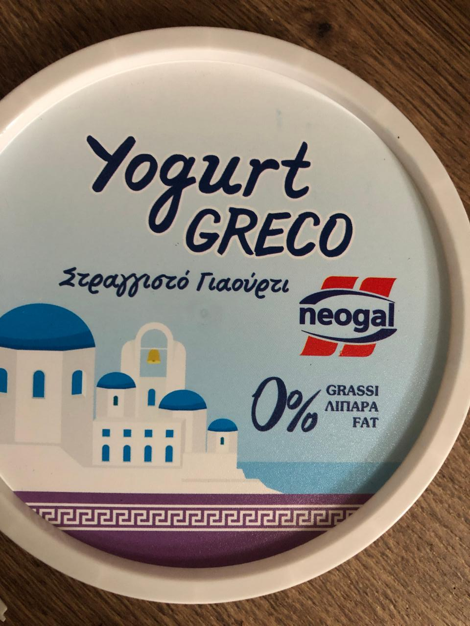 Fotografie - Yogurt greco 0% fat Neogal