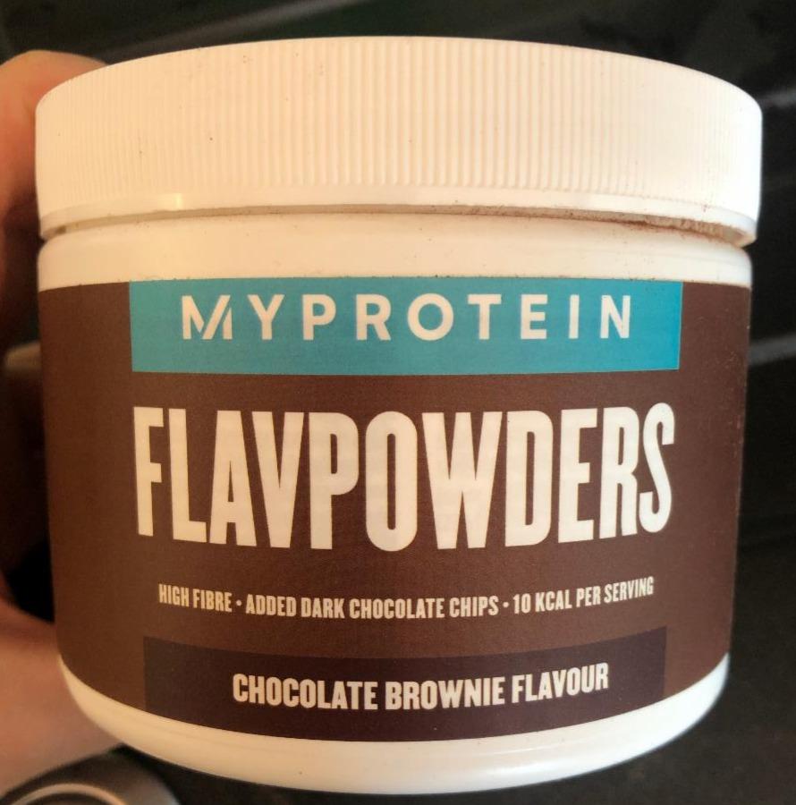 Fotografie - Flavpowders Chocolate brownie flavour Myprotein