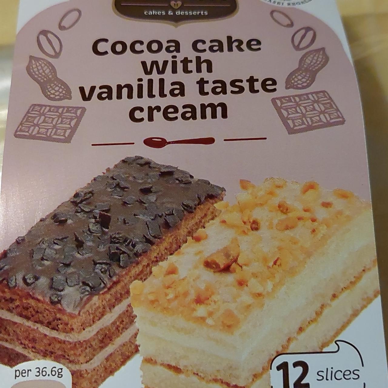 Fotografie - cocoa cake with vanilka taste cteam Accasa