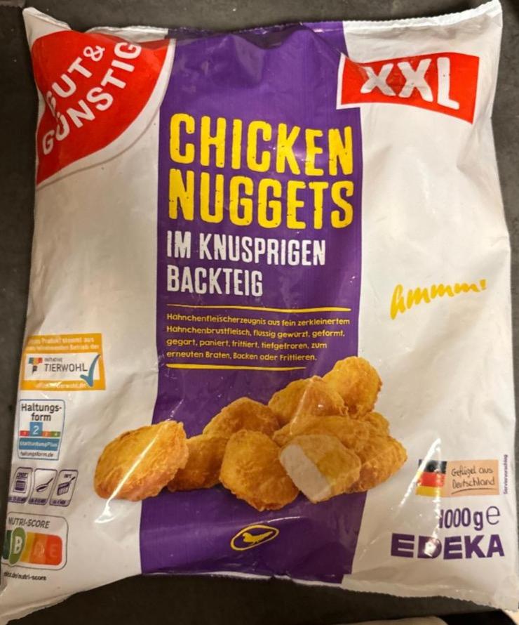 Fotografie - Chicken Nuggets in knusprigem backteig Gut & Günstig