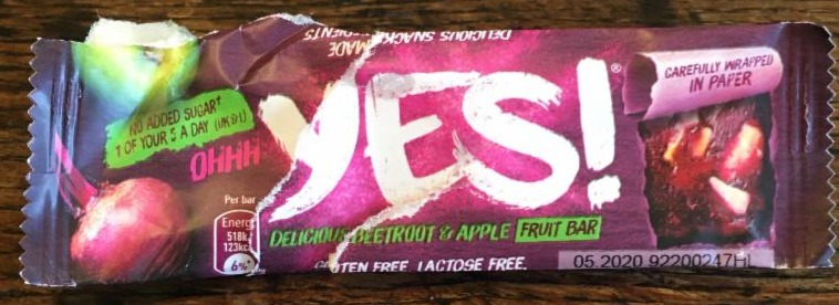 Fotografie - Delicious Beetroot & Apple Fruit Bar Yes!